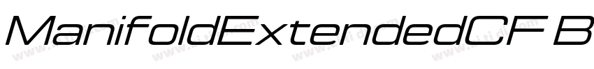 ManifoldExtendedCF B字体转换